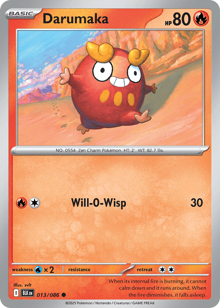 Darumaka (Master Ball Pattern) — SV: Black Bolt