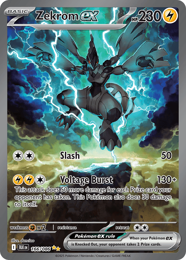Zekrom ex - 166/086 — SV: Black Bolt