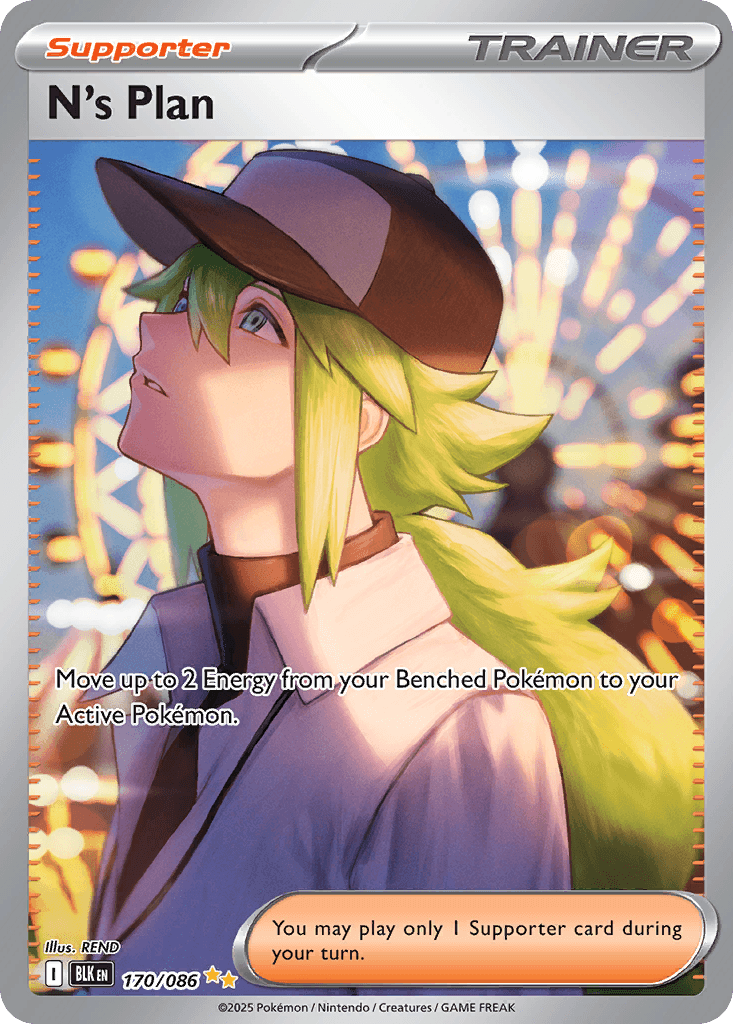 N's Plan - 170/086 — Pokémon TCG card