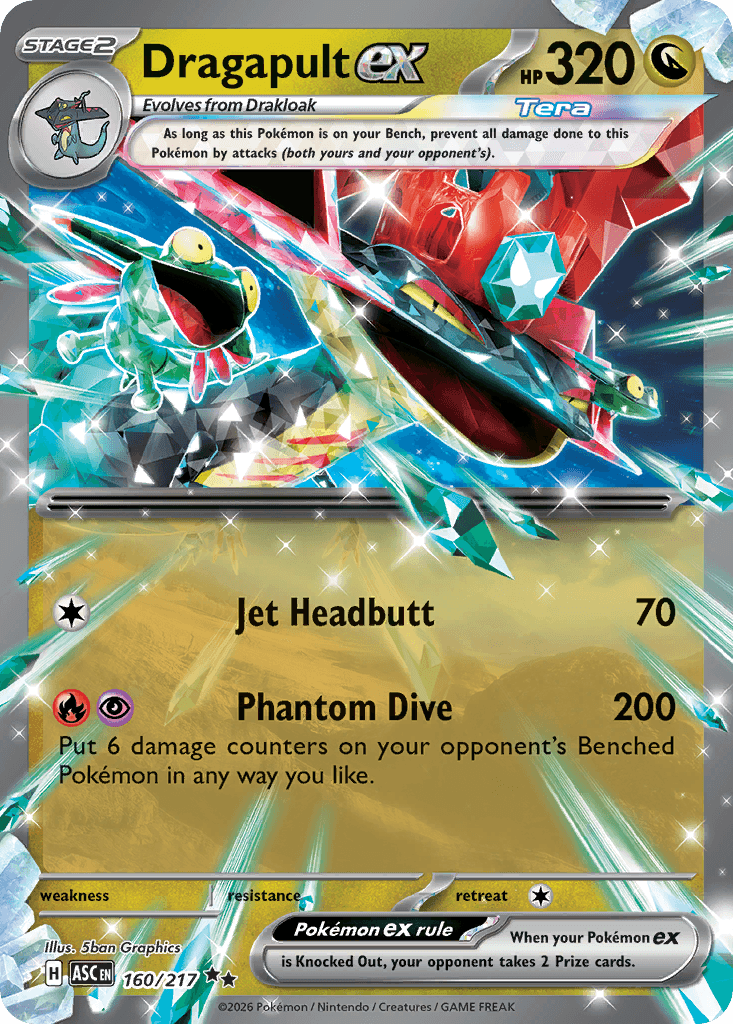 Dragapult ex — ME: Ascended Heroes Pokémon TCG card by 5ban Graphics