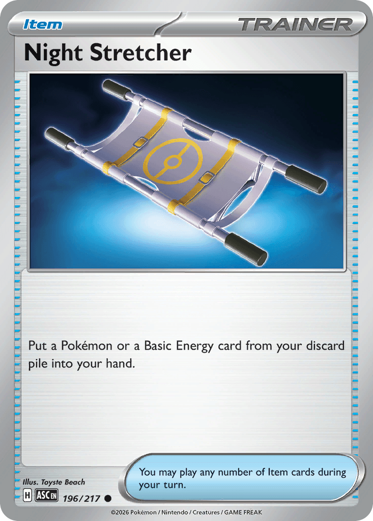 Night Stretcher — ME: Ascended Heroes Pokémon TCG card by Toyste Beach