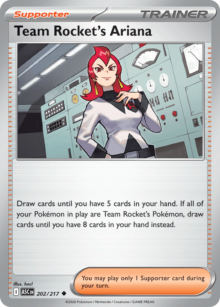 Team Rocket's Ariana — ME: Ascended Heroes Pokémon TCG card by hncl