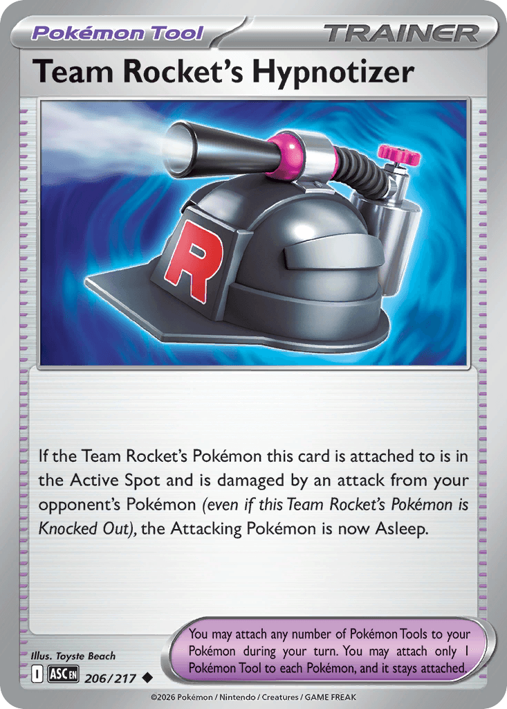 Team Rocket's Hypnotizer — ME: Ascended Heroes Pokémon TCG card by Toyste Beach