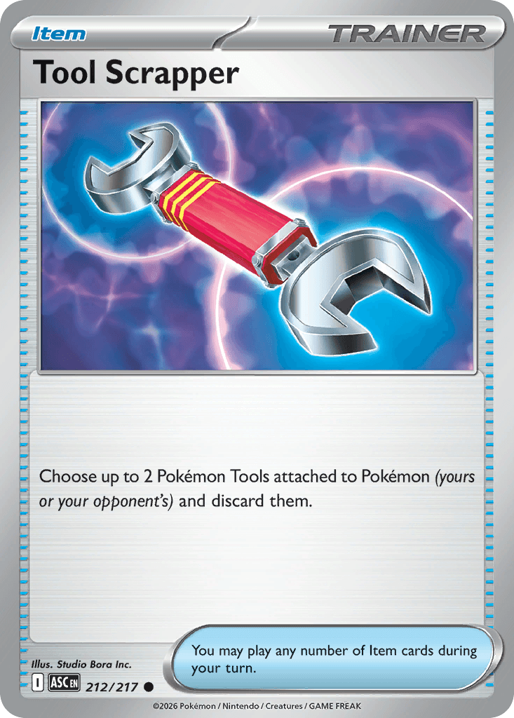 Tool Scrapper — ME: Ascended Heroes Pokémon TCG card by Studio Bora Inc.