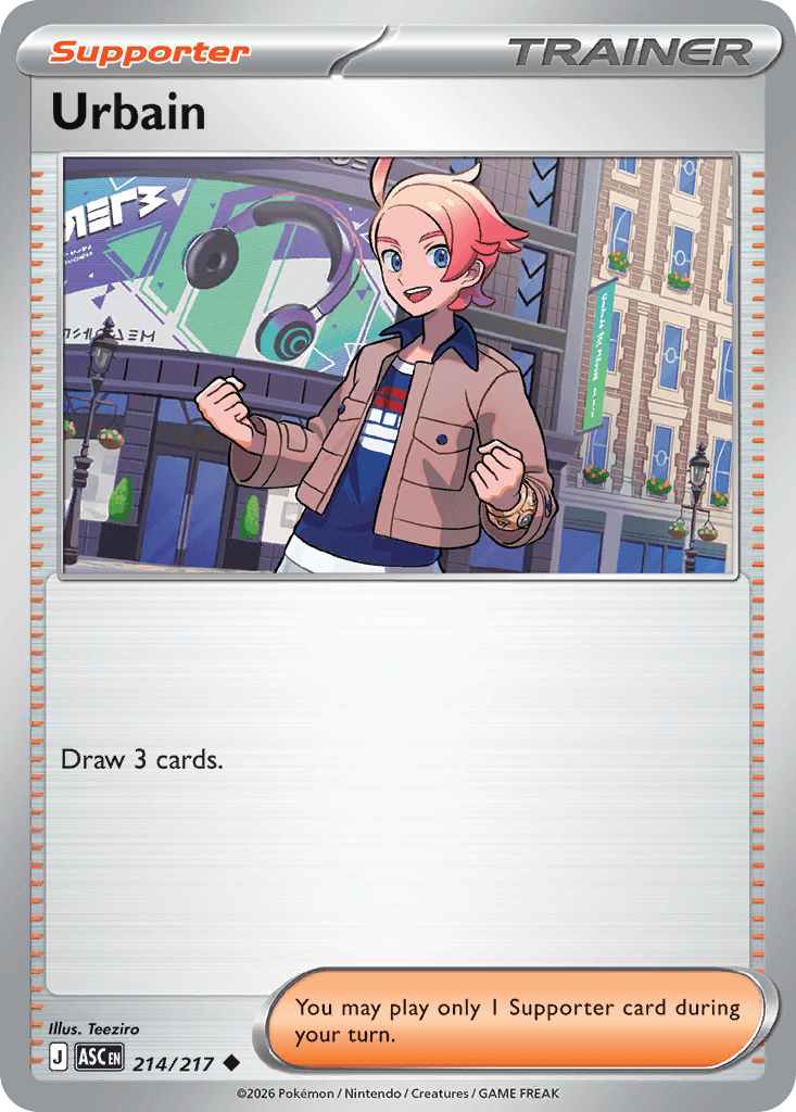 Urbain — ME: Ascended Heroes Pokémon TCG card by Teeziro