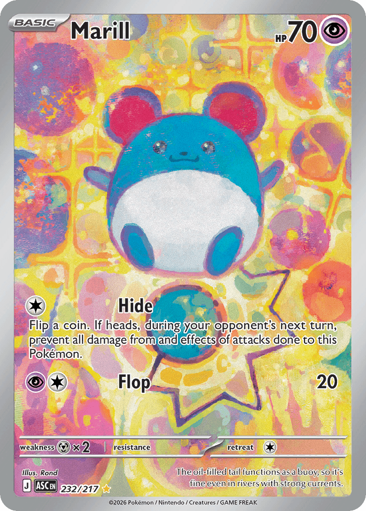 Marill - 232/217 — ME: Ascended Heroes Pokémon TCG card by Rond