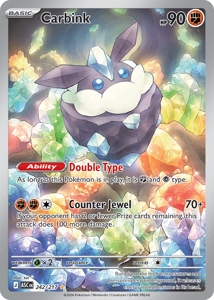 Carbink - 242/217 — ME: Ascended Heroes Pokémon TCG card by sui