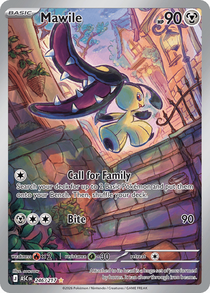 Mawile - 246/217 — ME: Ascended Heroes Pokémon TCG card by sowsow