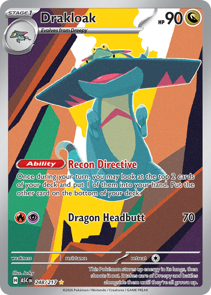 Drakloak - 248/217 — ME: Ascended Heroes Pokémon TCG card by Jerky