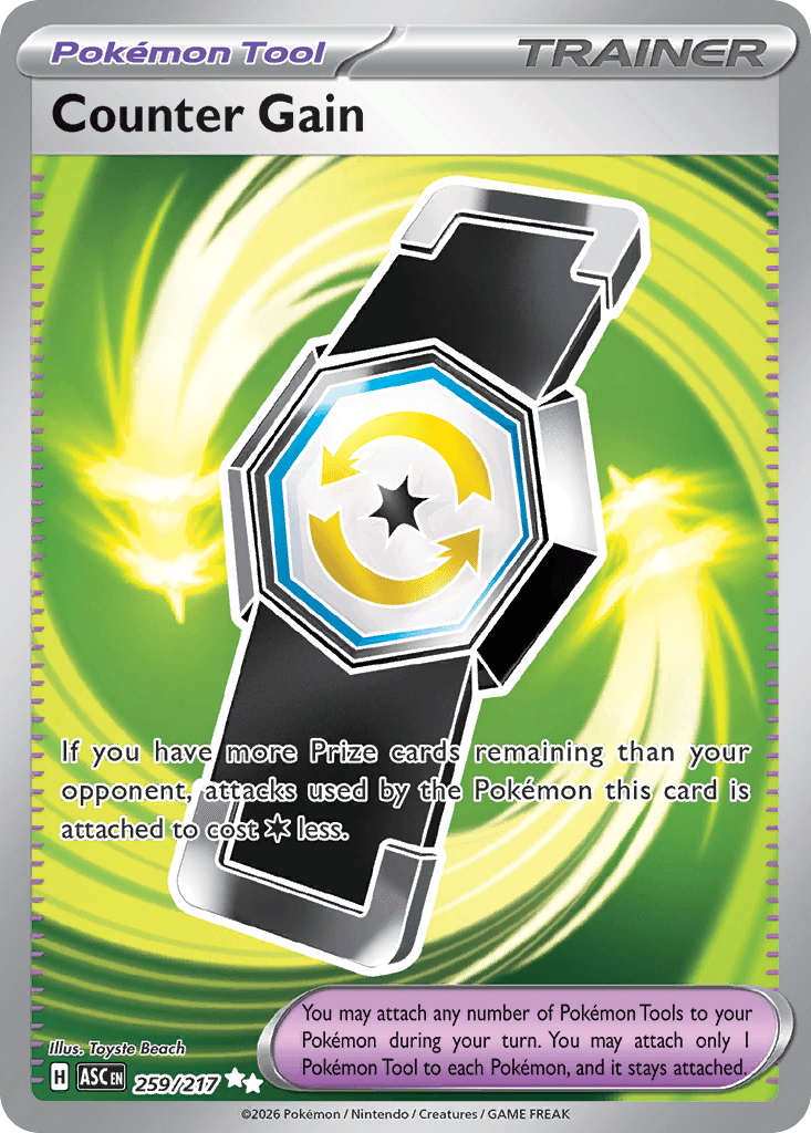 Counter Gain - 259/217 — ME: Ascended Heroes Pokémon TCG card by Toyste Beach