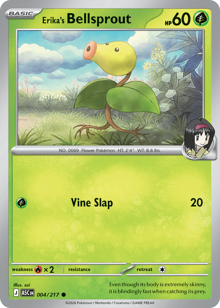 Erika's Bellsprout — ME: Ascended Heroes Pokémon TCG card by sui