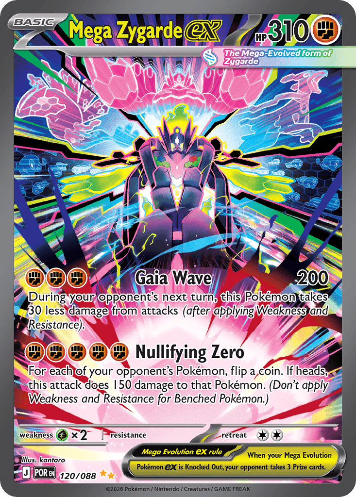 Mega Zygarde ex — Pokémon TCG card