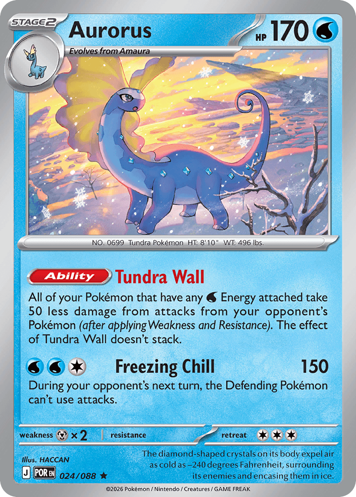 Aurorus (Perfect Order Stamped) — Miscellaneous Cards & Products Pokémon TCG card by HACCAN