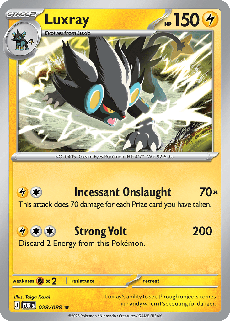 Luxray (Perfect Order Stamped) — Miscellaneous Cards & Products Pokémon TCG card by Taiga Kasai
