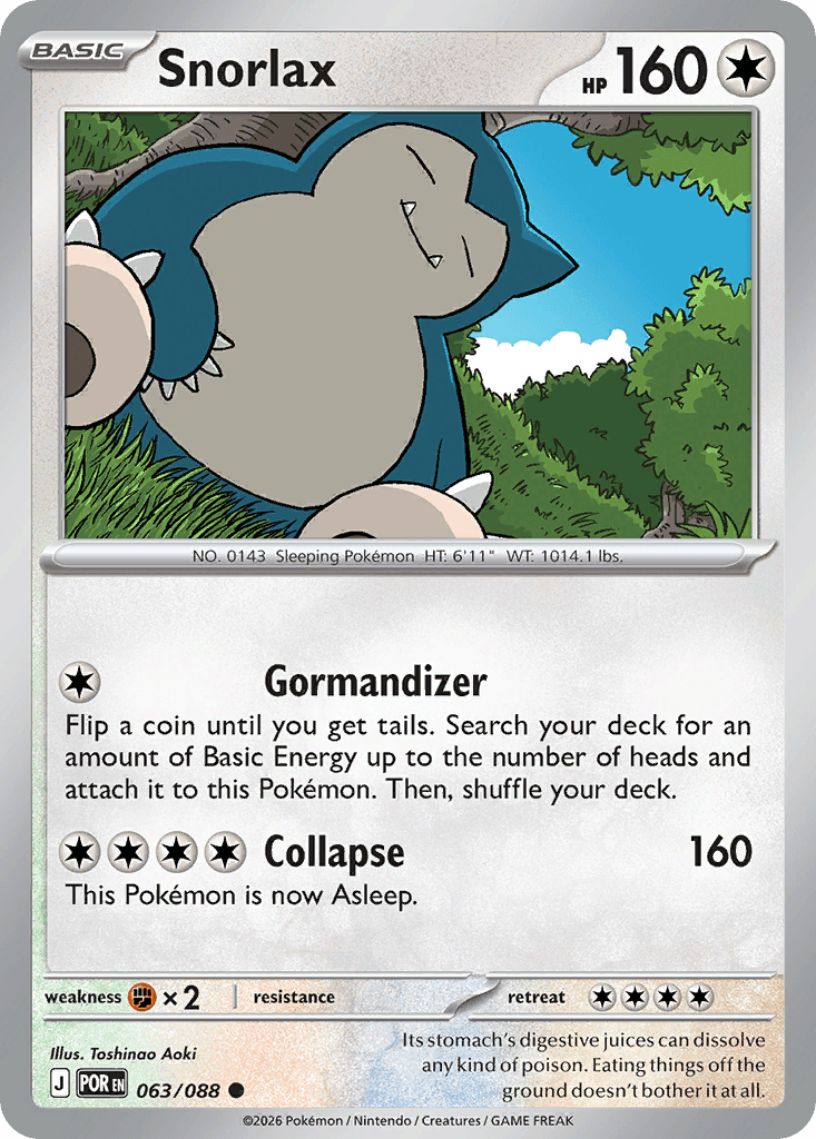 Snorlax — ME03: Perfect Order