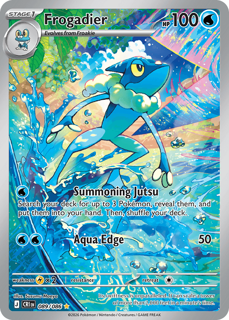 Frogadier - 089/086 — Pokémon TCG card
