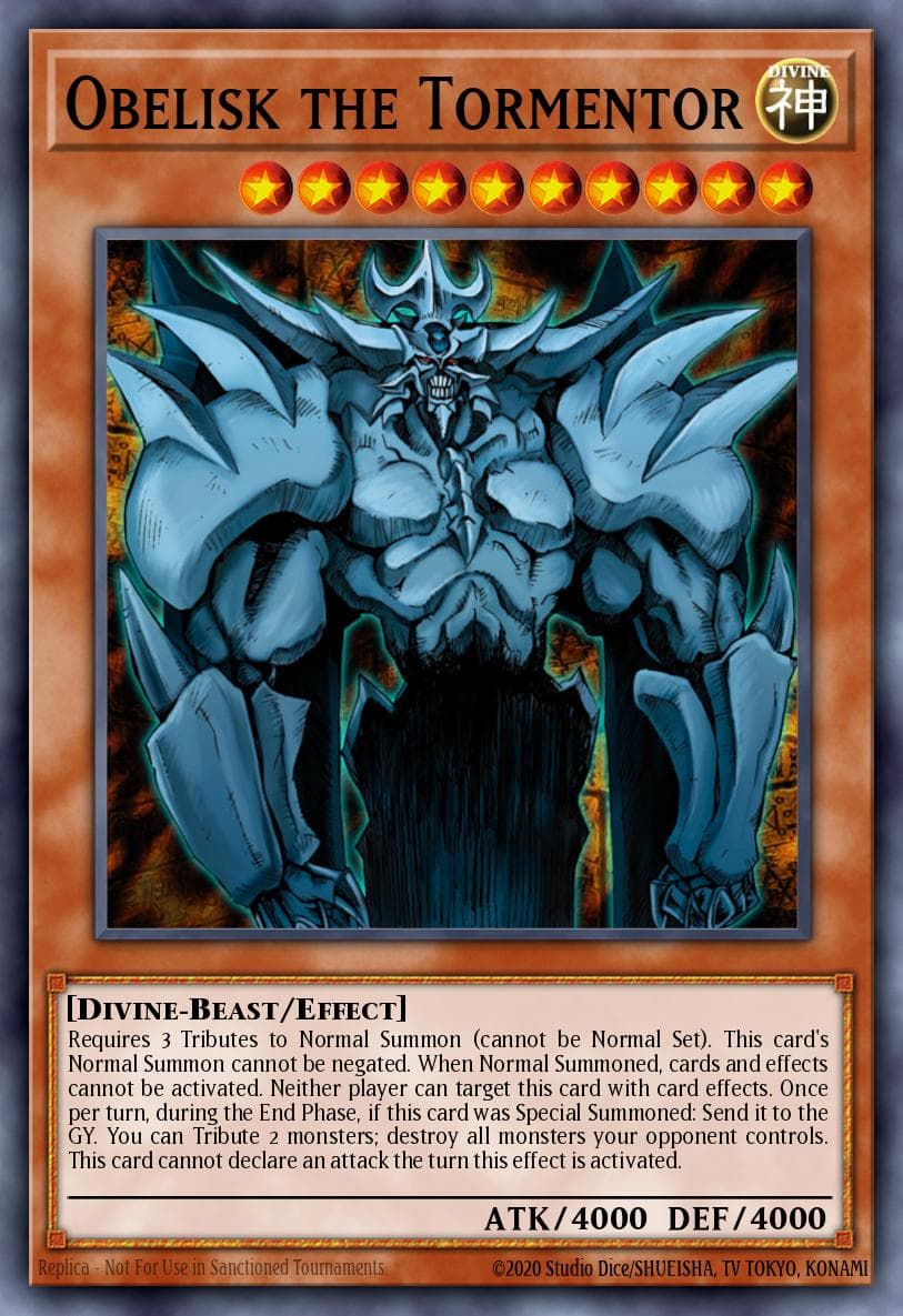 Obelisk the Tormentor — Yu-Gi-Oh! card