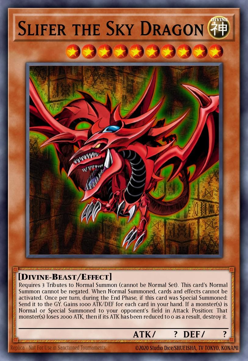 Slifer the Sky Dragon — Yu-Gi-Oh! card