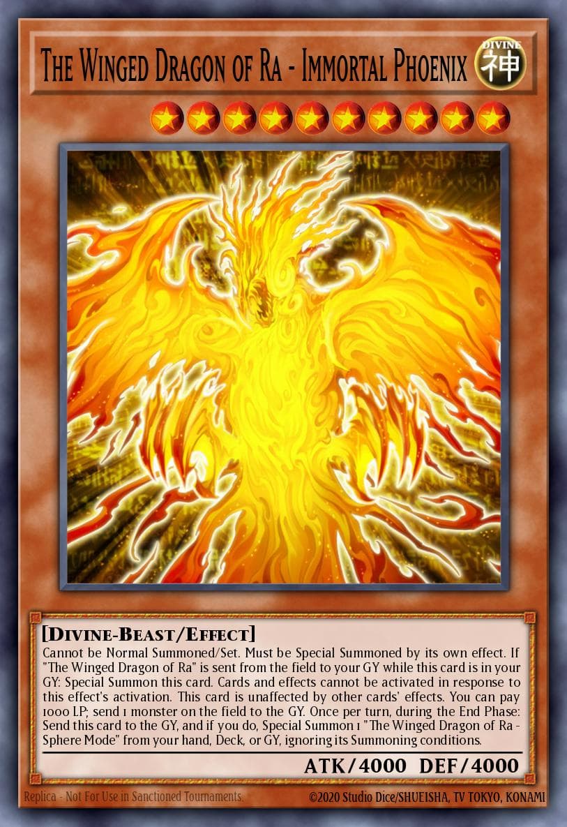 The Winged Dragon of Ra - Immortal Phoenix — Yu-Gi-Oh! card