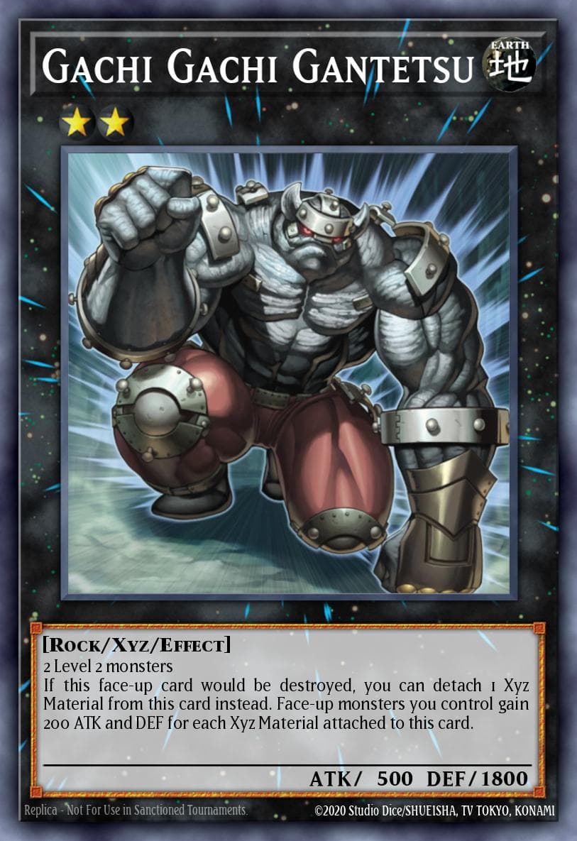 Gachi Gachi Gantetsu — Yu-Gi-Oh! card