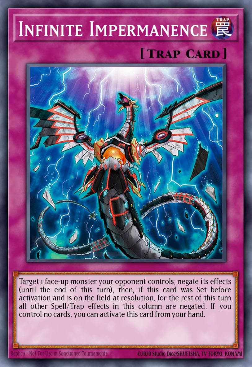 Infinite Impermanence — Yu-Gi-Oh! card