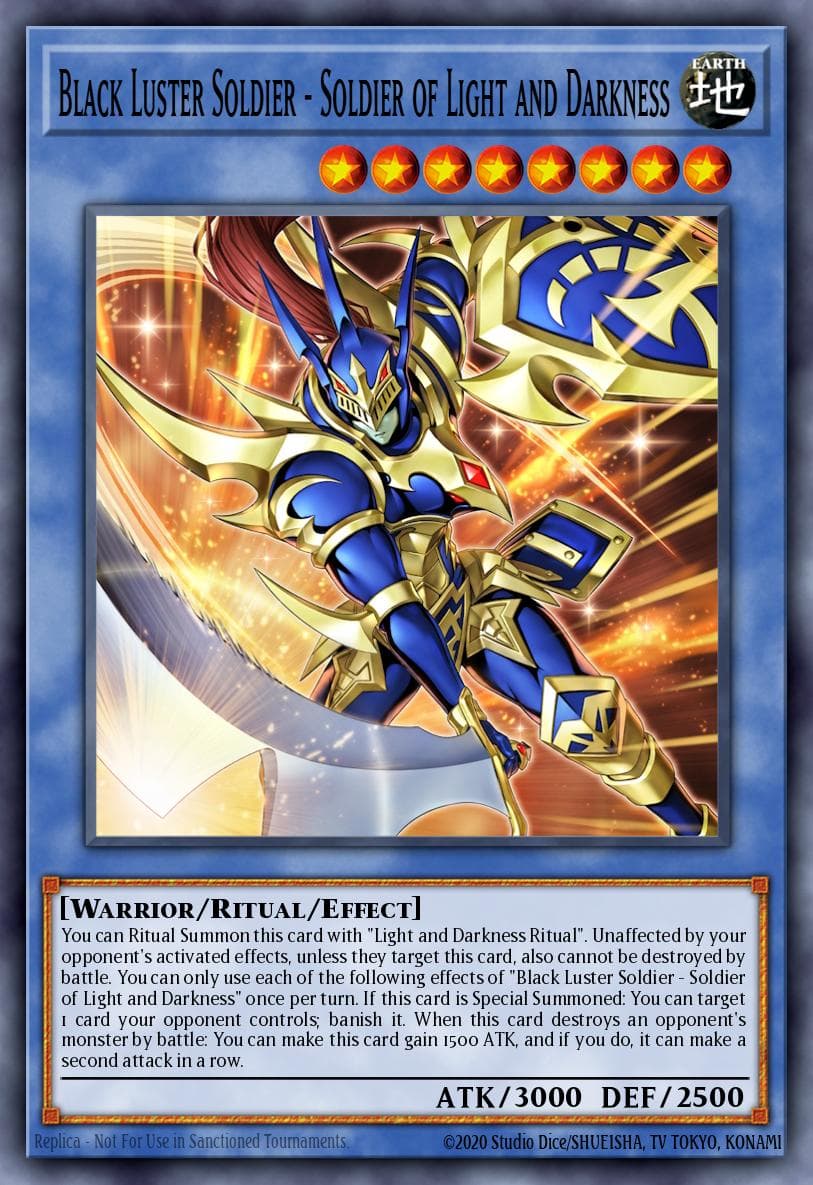 Black Luster Soldier - Soldier of Light and Darkness — ygo-unknown