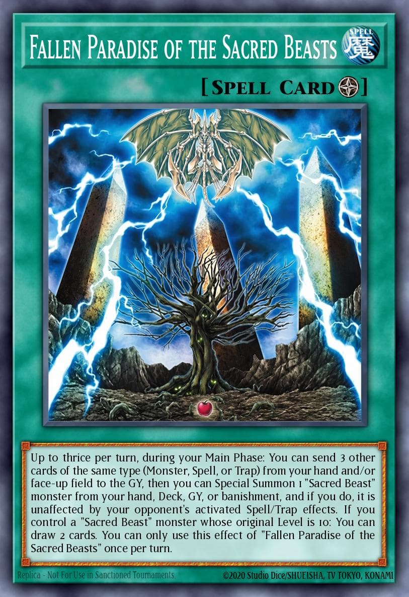 Fallen Paradise of the Sacred Beasts — ygo-unknown