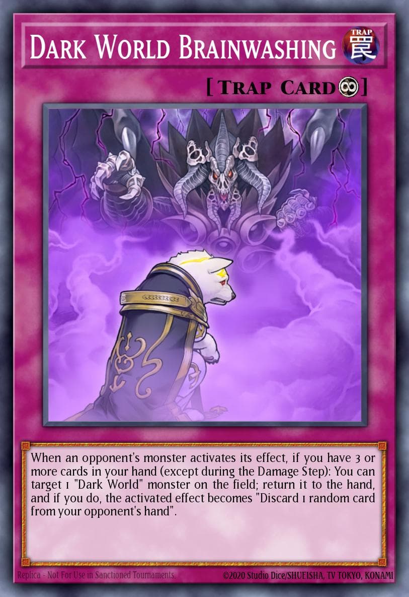 Dark World Brainwashing — Yu-Gi-Oh! card