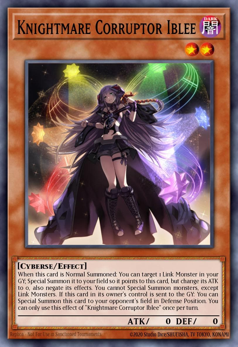 Knightmare Corruptor Iblee — 2019 Gold Sarcophagus Tin Mega Pack