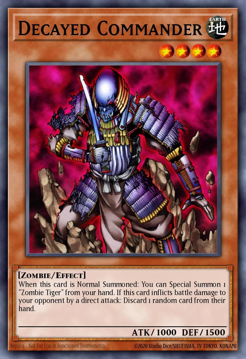 Decayed Commander — Speed Duel: Arena of Lost Souls Yu-Gi-Oh! card by KAZUKI TAKAHASHI