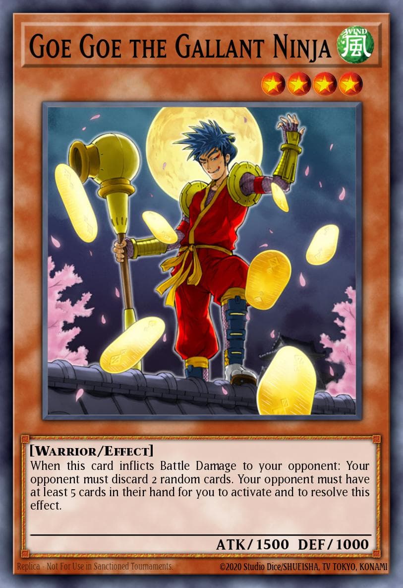 Goe Goe the Gallant Ninja — Force of the Breaker Yu-Gi-Oh! card by KAZUKI TAKAHASHI
