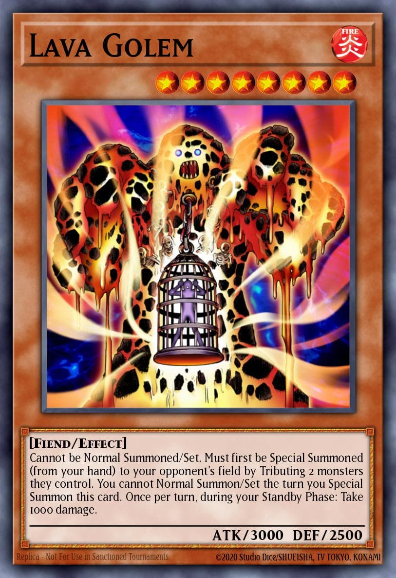 Lava Golem — Yu-Gi-Oh! card