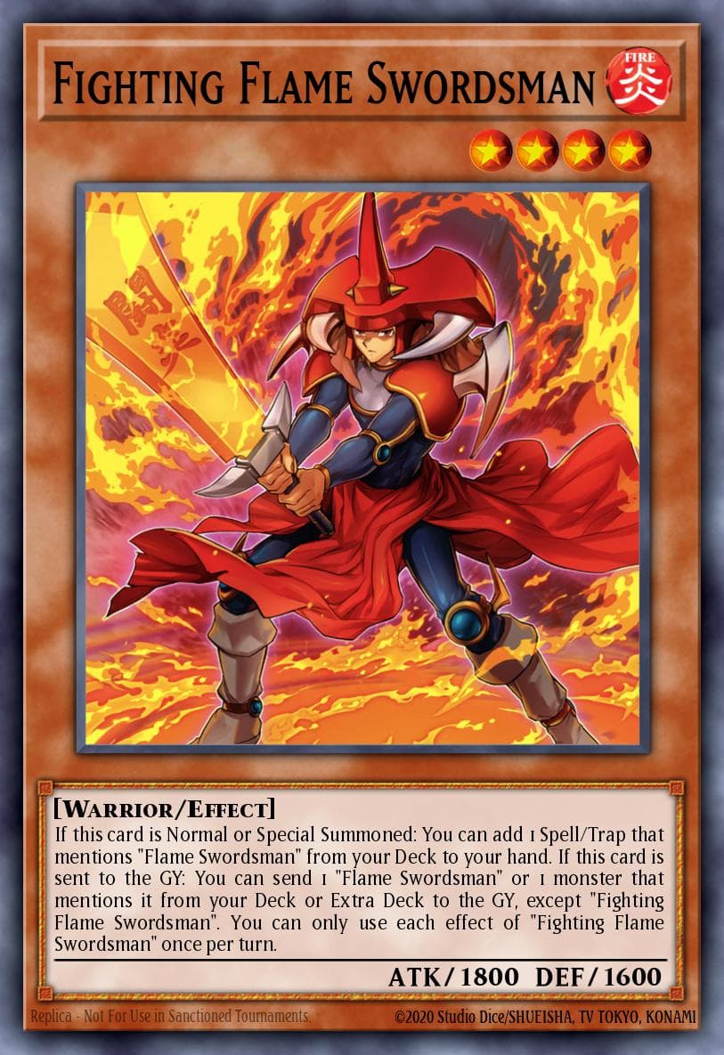 Fighting Flame Swordsman — Maze of Millennia