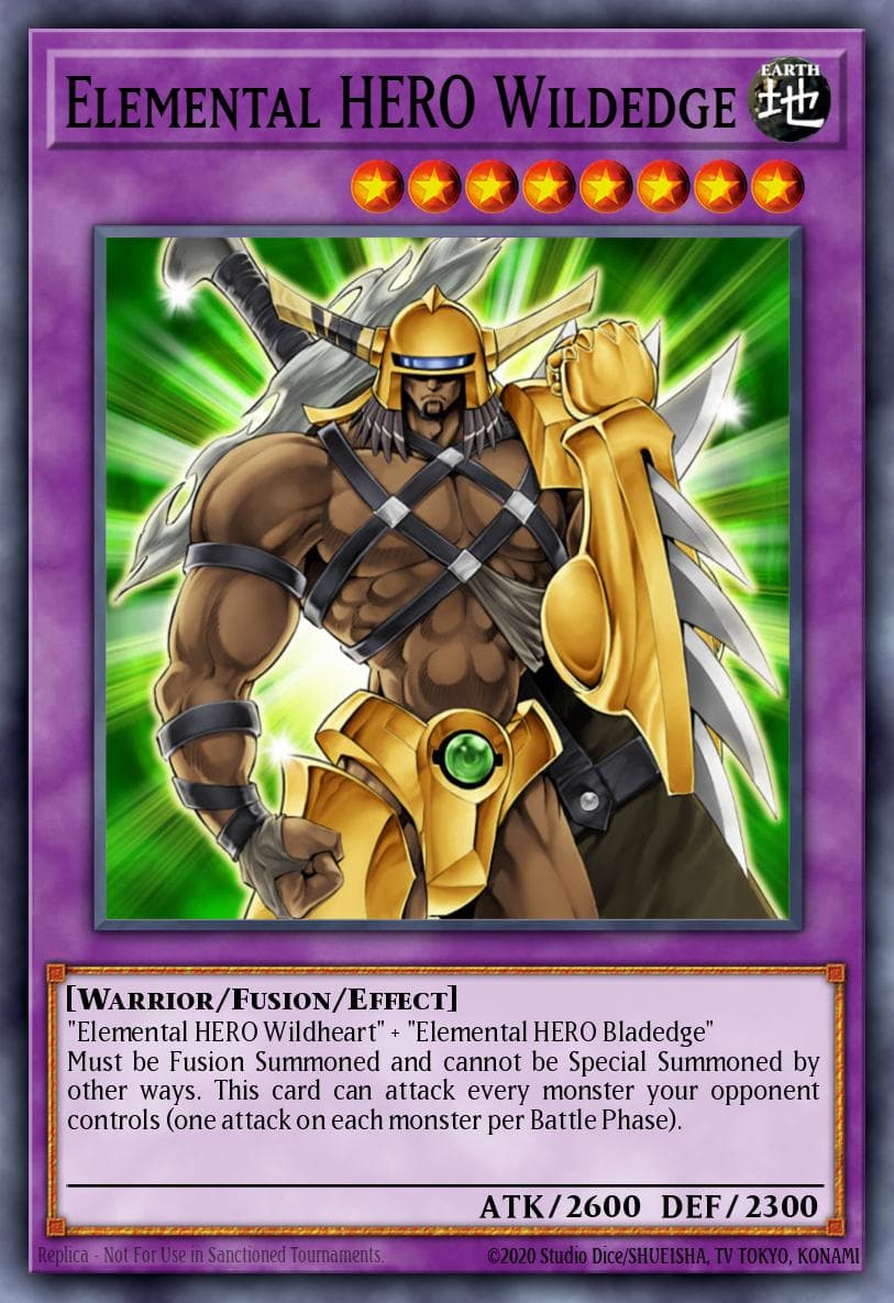 Elemental Hero Wildedge — Yu-Gi-Oh! card