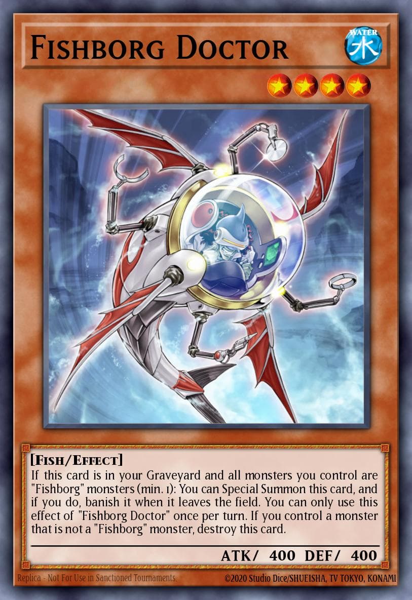Fishborg Doctor — Yu-Gi-Oh! card