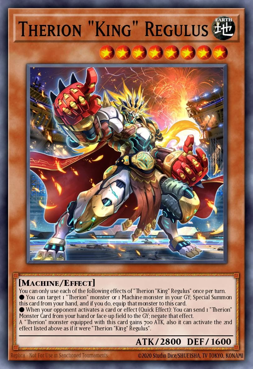 Therion "King" Regulus — Yu-Gi-Oh! card