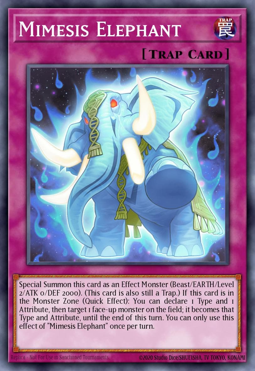 Mimesis Elephant — OTS Tournament Pack 20 Yu-Gi-Oh! card by Studio Dice/SHUEISHA, TV TOKYO, KONAMI