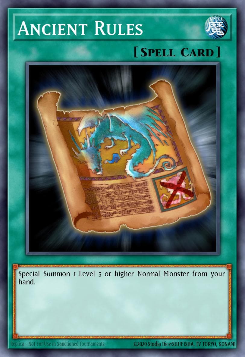 Ancient Rules — Yu-Gi-Oh! card