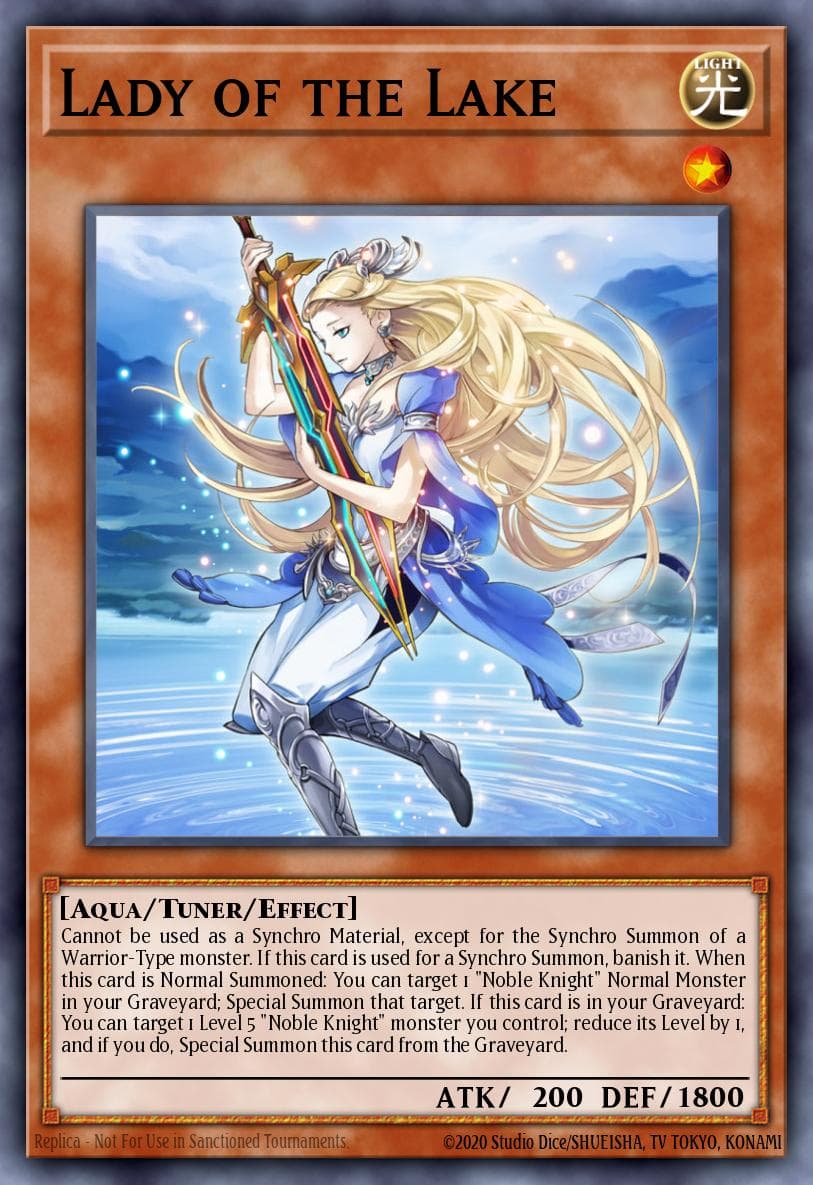Lady of the Lake — Shadow Specters Yu-Gi-Oh! card by KAZUKI TAKAHASHI