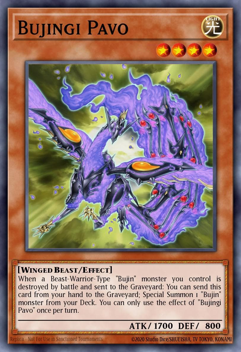 Bujingi Pavo — 2014 Mega-Tins Mega Pack Yu-Gi-Oh! card by KAZUKI TAKAHASHI