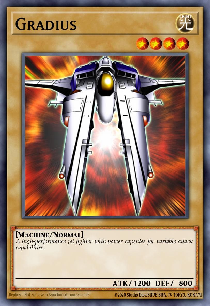 Gradius — Dark Beginning 1 Yu-Gi-Oh! card by KAZUKI TAKAHASHI