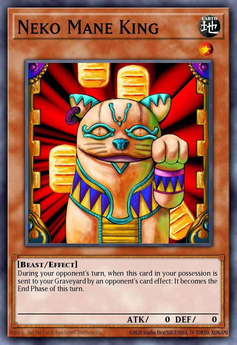 Neko Mane King — OTS Tournament Pack 20 Yu-Gi-Oh! card by Studio Dice/SHUEISHA, TV TOKYO, KONAMI