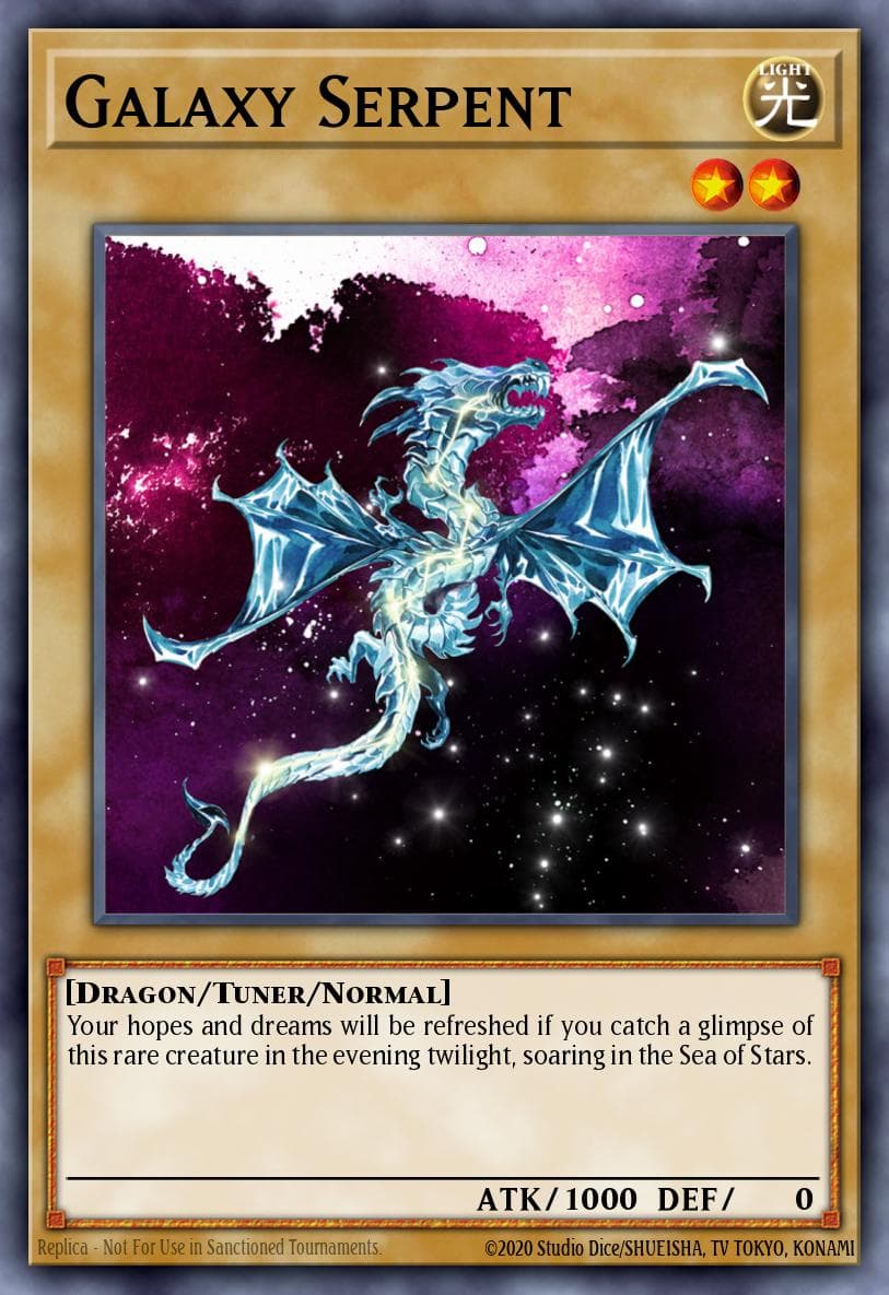 Galaxy Serpent — Starter Deck: Link Strike Yu-Gi-Oh! card by KAZUKI TAKAHASHI