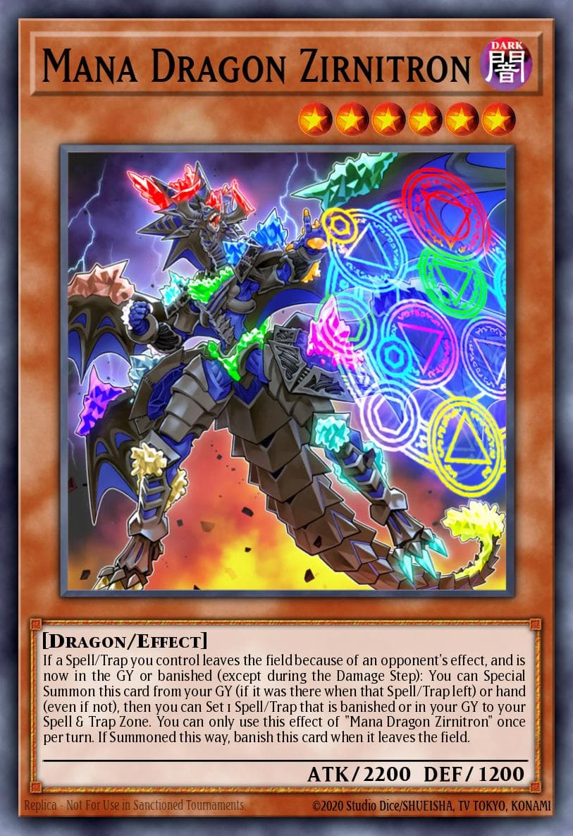 Mana Dragon Zirnitron — 2019 Gold Sarcophagus Tin Mega Pack