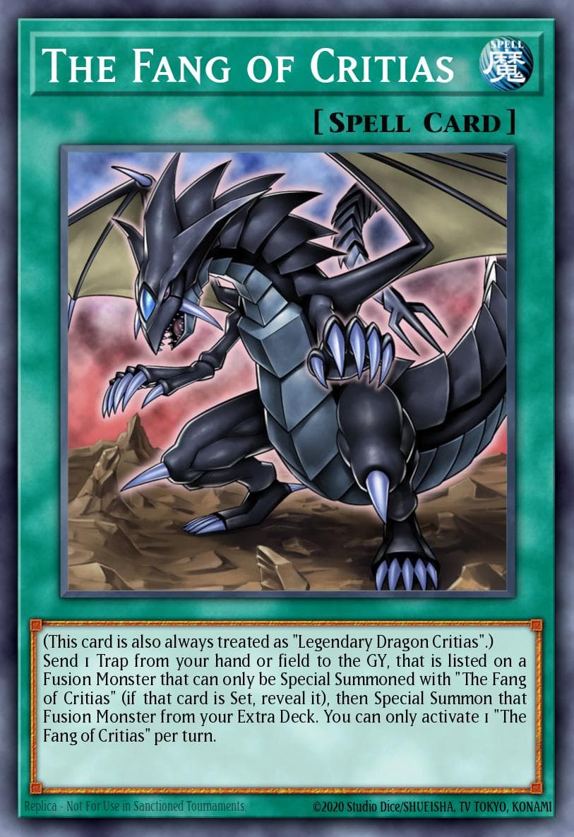 The Fang of Critias — Yu-Gi-Oh! card