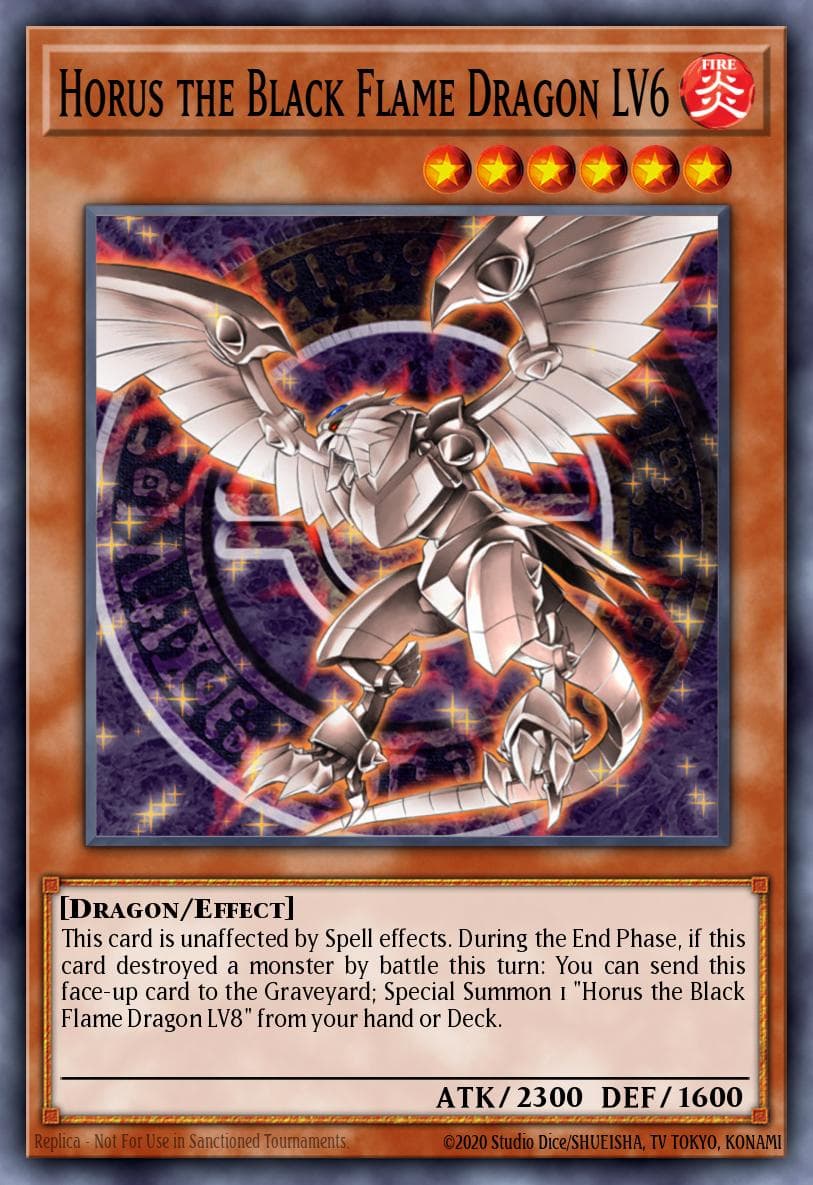 Horus the Black Flame Dragon LV6 — Yu-Gi-Oh! card