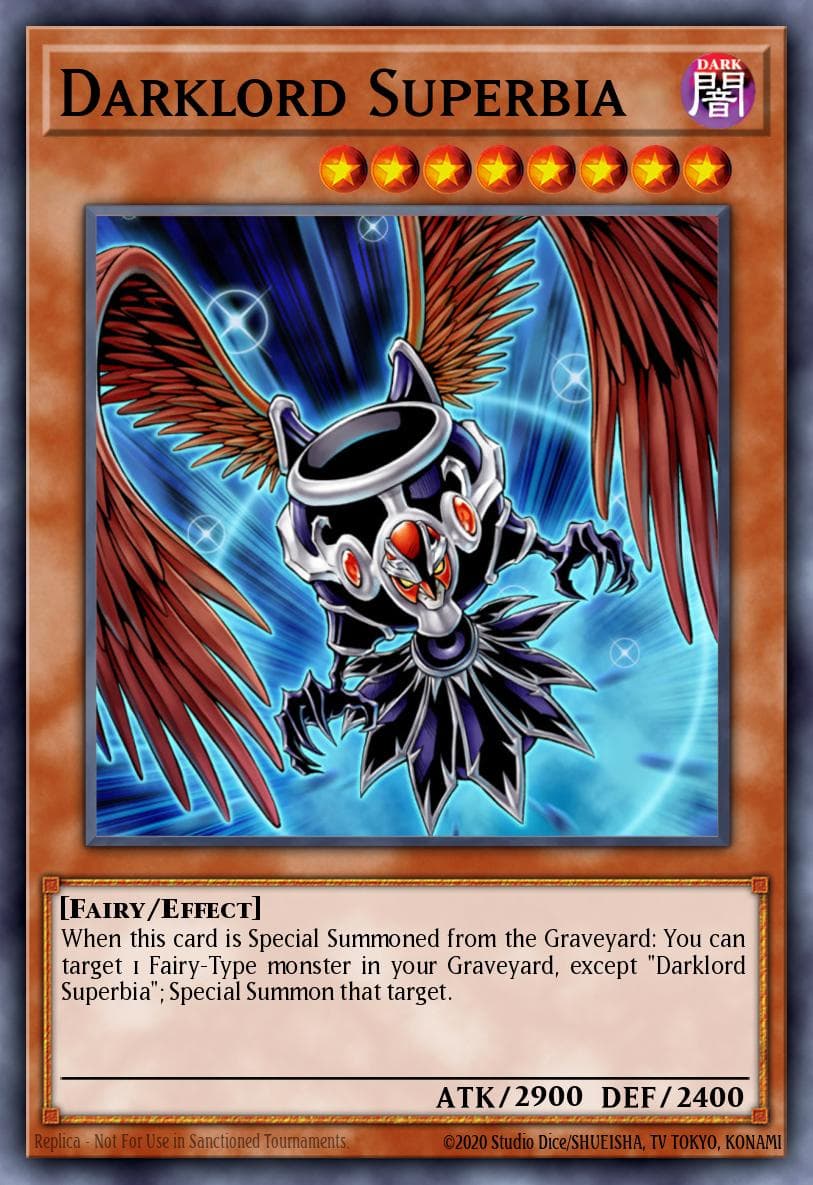 Darklord Superbia — Yu-Gi-Oh! Championship Series Prize Cards