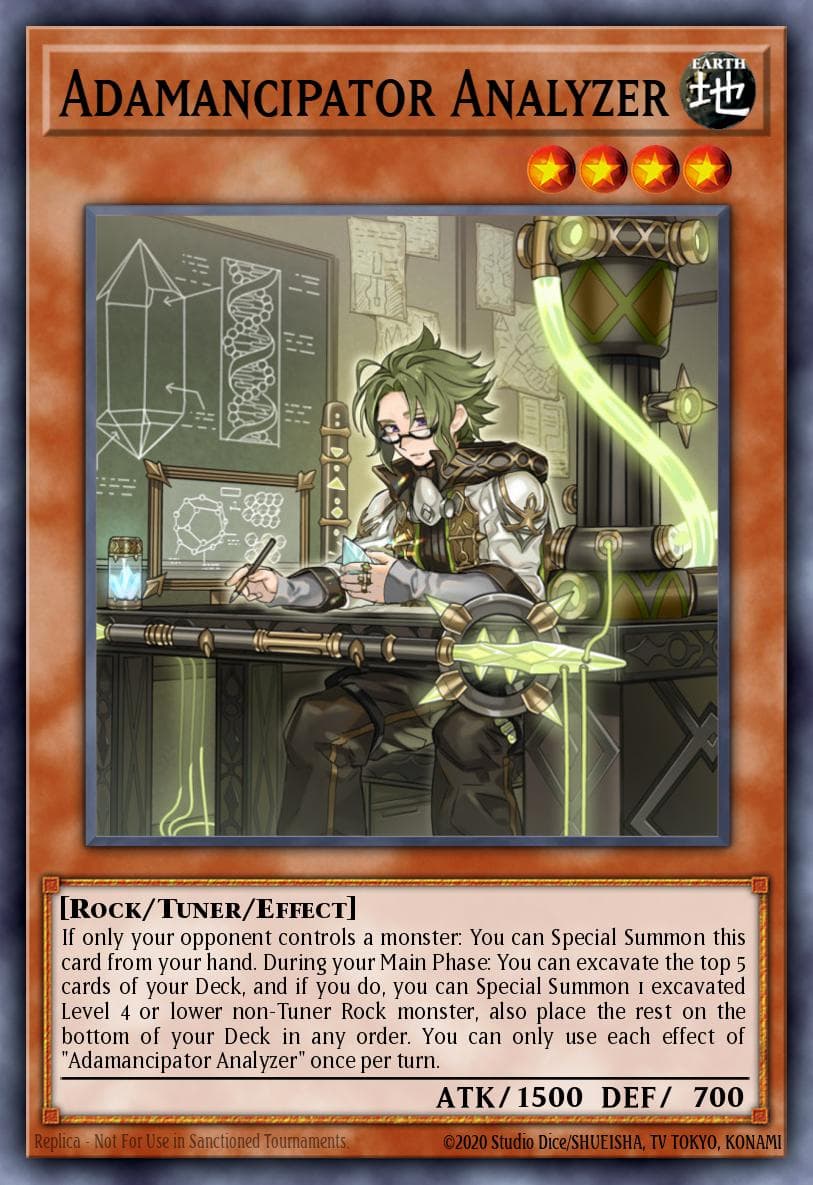 Adamancipator Analyzer — 2021 Tin of Ancient Battles Yu-Gi-Oh! card by Studio Dice