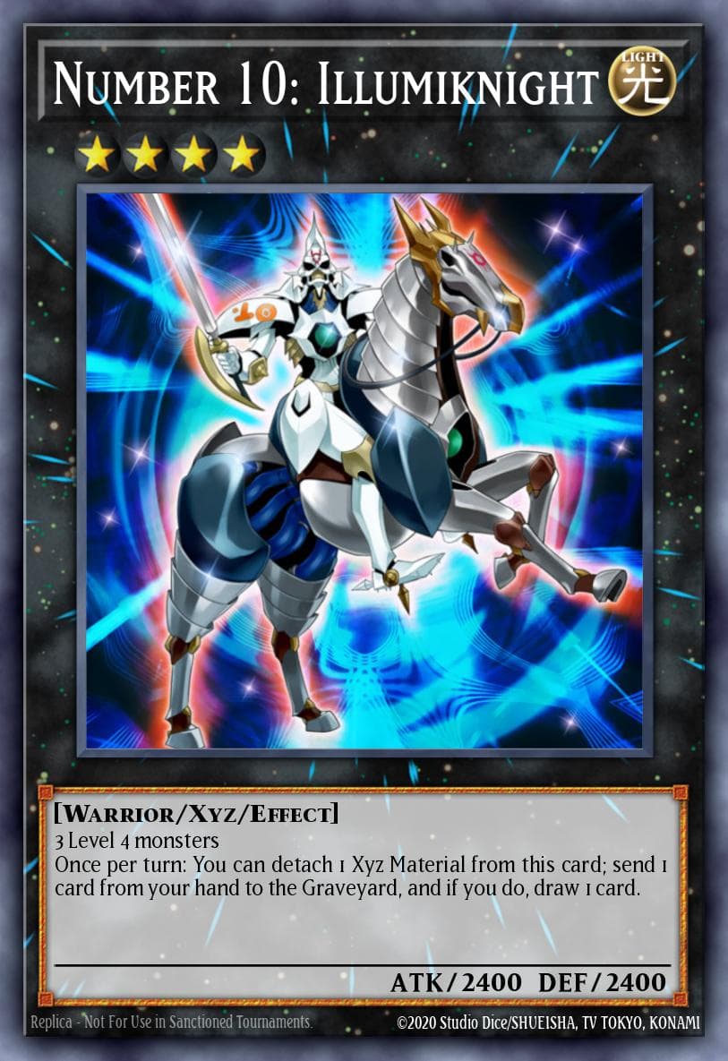 Number 10: Illumiknight — 2011 Collectors Tins Yu-Gi-Oh! card by KAZUKI TAKAHASHI
