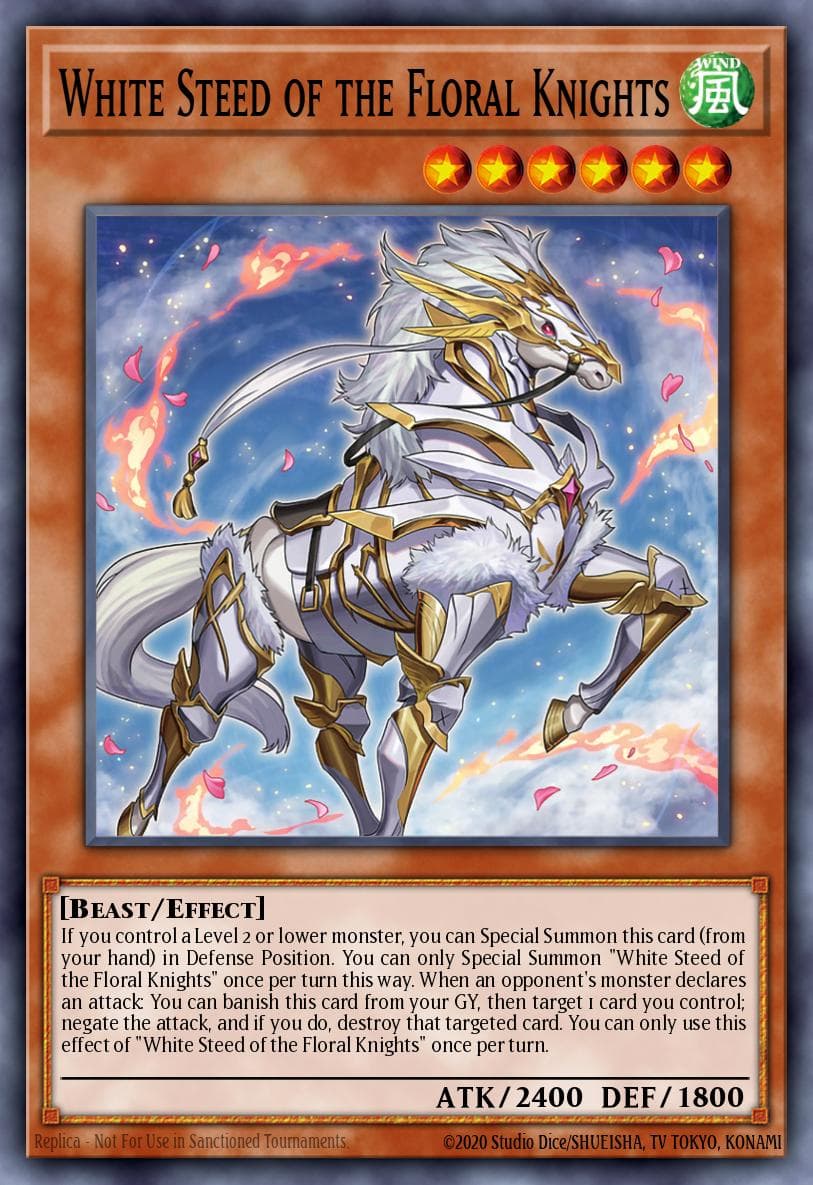White Steed of the Floral Knights — Legendary Duelists: Synchro Storm